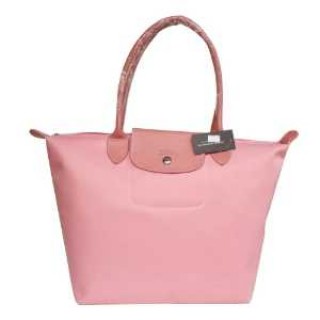 Sac Boutique Longchamps Logo soldes pas chers Shopping Le Pliage Rose